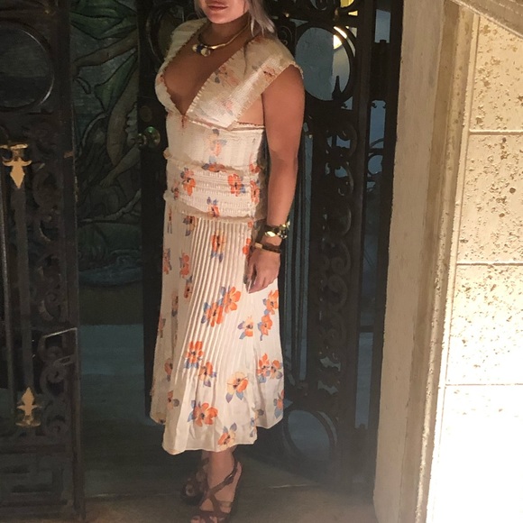 NICHOLAS the Label- Cross Front Smocked Dress - Picture 4 of 4